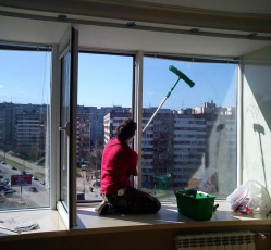 Мытье окон в однокомнатной квартире Уруссу